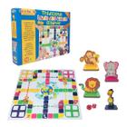 Jogo Ludo dos Bichos Gigante Brinquedo Educativo - Bate Bumbo - 5 anos