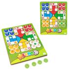 Jogo de Tabuleiro Ludo Real - Madeira - Com Estojo - Pentagol