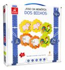 Jogo Memória Dos Bichos 24pçs 9794 - Brincadeira De Criança