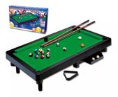 Jogo Mini Mesa de Bilhar Sinuca Compacta em Madeira Snooker com 2 Tacos  9cmx31cmx51cm - Camilo's Variedades