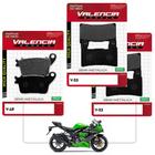 Jogo Pastilha Freio Dianteiro+Traseiro Zx 6R 636/ Zx 6R 636 Abs Valencia Brakes