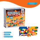 Jogo Pista + Blocos Educativo Colorido Corrida Bolinhas - Paki Toys