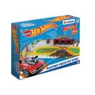 Jogo Playset Pista Shop Hot Wheels Em Madeira Reflorestada - Xalingo