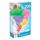 Jogo Quebra Cabeca Puzzle 200 Pecas Mapa do Brasil +7 Anos