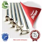 Jogo Raio Inox Bace XTZ 250 Lander X Motard Tras 4,0mm