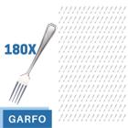 Jogo Restaurante Garfo Inox Reforçado 180 Pçs Casa / Bar