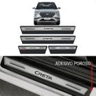 Jogo Soleira Resina Proteção Premium Prata Silver Hyundai Creta - RVT