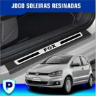 Jogo Soleira Volkswagen Fox Resinada Premium Kit 8 Peças - Proper Automotive