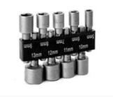 Jogo Soquetes Canhão Sextavado Parafusadeira - 9 Peças
