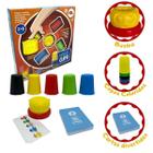 Jogo speed cups copinhos coloridos educativo