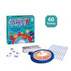 Jogo Stop c/ Roleta 60 Temas Cartela de Níveis Adulto e Infantil 2 a 4 Jogadores A partir de 7 anos - Nig Brinquedos