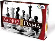 Jogo de xadrez e dama tabuleiro madeira c/ gaveta 39 X 39 X 5 cm - Hoyle  games - Jogo de Dominó, Dama e Xadrez - Magazine Luiza