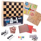 Jogo Dama e Trilha - 2 em 1 - Algazarra - Kits e Gifts