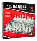 Jogo De Xadrez Tabuleiro Vidro Transparente Fosco 25x25 Cm em Promoção na  Americanas