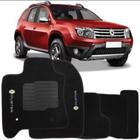 Jogo Tapete Renault Duster 2012 2013 2014 2015 Carpete Preto