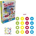 Jogo Tapete Twister Formas Brincadeira de Família Hasbro