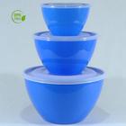 Jogo tigelas com tampa hermética, kit 3 Bowls, BPA free