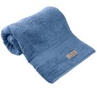 Jogo toalha de banho 100% algodão 500g - 2pç - icone azul