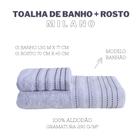 Jogo toalhas 01 banho e 01 rosto milano - CORES - Banho Felpuda 100% Algodao Hipoalergenica