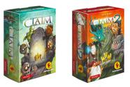 Jogos Claim + Claim 2 + Expansão Fantasmas + Elfos Negros - PaperGames