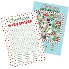 Jogos de festa de Natal DISTINCTIVS Word Search Picture Hunt