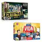 Jogos De Tabuleiro Clássico Estrela Detetive + Jogo Da Vida