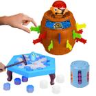 Kit Jogo Barril Pula Pirata Infantil + Brinquedo Papa Sapo Sapinhos  Comilões Para Criança Jogos de Tabuleiro e Pegadinha