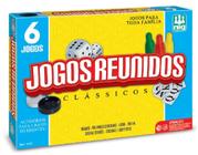 Jogos De Tabuleiro Reunidos 6 em 1 - NIG Brinquedos