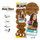 Jumbo P/ Tranças Liso Ondulado Tips Body Wave Crochet Braid 240Gr