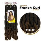 Jumbo Para Tranças Cabelo French Curl Fibra Sintética Premium