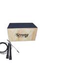 Jump Box 12 Cross (33,5Cm X 57Cm X33Cm + Corda - Strongfit