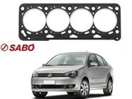 Junta cabeçote sabo volkswagen polo sedan 1.6 8v 2012 a 2015