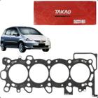 Junta Do Cabeçote De Metal Para Honda Fit Lx Lxl 1.4 8v 2004 A 2008