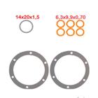 Junta Do Cárter Peneira Óleo VW Fusca Brasilia Kombi 1300 1600 1500 Todos Gol 1300 Bx A Ar