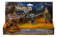Jurassic World 3 Maisie & Velociraptor Beta Mattel C/nf