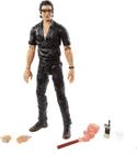 Jurassic World Amber Collection Dr. Ian Malcolm 6-in Action Figure, Swappable Hands, Movie-Inspired Radio, Flare &amp Water Cup Accessories, Collectible Gift for 8 Years Old &amp Up