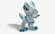 Jurassic World Dinos Baby Velociraptor Blue Cinza - Pupee