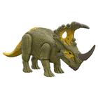 Jurassic World Dominion Roar Strikers Sinoceratops Dinosaur Action Figure, Roaring Sound & Head Ram Attack, Physical & Digital Play, 4 Years & Up