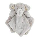 K. Luxe Baby Security Cobertor Lovey com Cascalho, Elefante Cinzento, 14 "x 14"