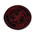 Karatê Shotokan patch bordado passar a ferro ou costura 9,5x9,50 cm