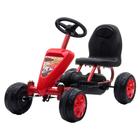 Kart Infantil Pedal Divertido Suporta 30kg Cor Vermelho - Bang Toys