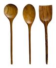 Kasih Conjunto Cooperativo de 3 Utensílios de Cozinha Cozinha 14 polegadas (Duas colheres e uma espátulas)
