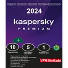 Kaspersky Antivírus Premium 10 Dispositivos 1 ano 2025
