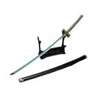 Katana Demon Slayer Tanjirou - 25cm - Adereço de Metal para Cosplay e Decoração