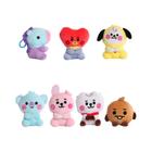 Kawaii Bt21 Brinquedos De Pelúcia Mini Chaveiro Anime Saco Pingente Macio Pelúcia Animal Boneca - ZXZ