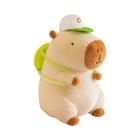 Kawaii Hambúrguer Capivara Brinquedo De Pelúcia Simulação Animal Boneca Travesseiro Crianças