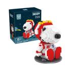 Kawaii Snoopy Anime Figuras De Ação Diy Micro Diamante Blocos De Construção Brinquedos Para Crianças