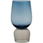 KEEN VASO 30x15x15cm VIDRO AZUL