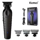 Kemei Km-2299 Maquininha Aparar Barba Cabelo Usb Bivolt