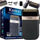 Kemei Shaver KM-2024 Recarregável Para Corte Suave e Eficiente